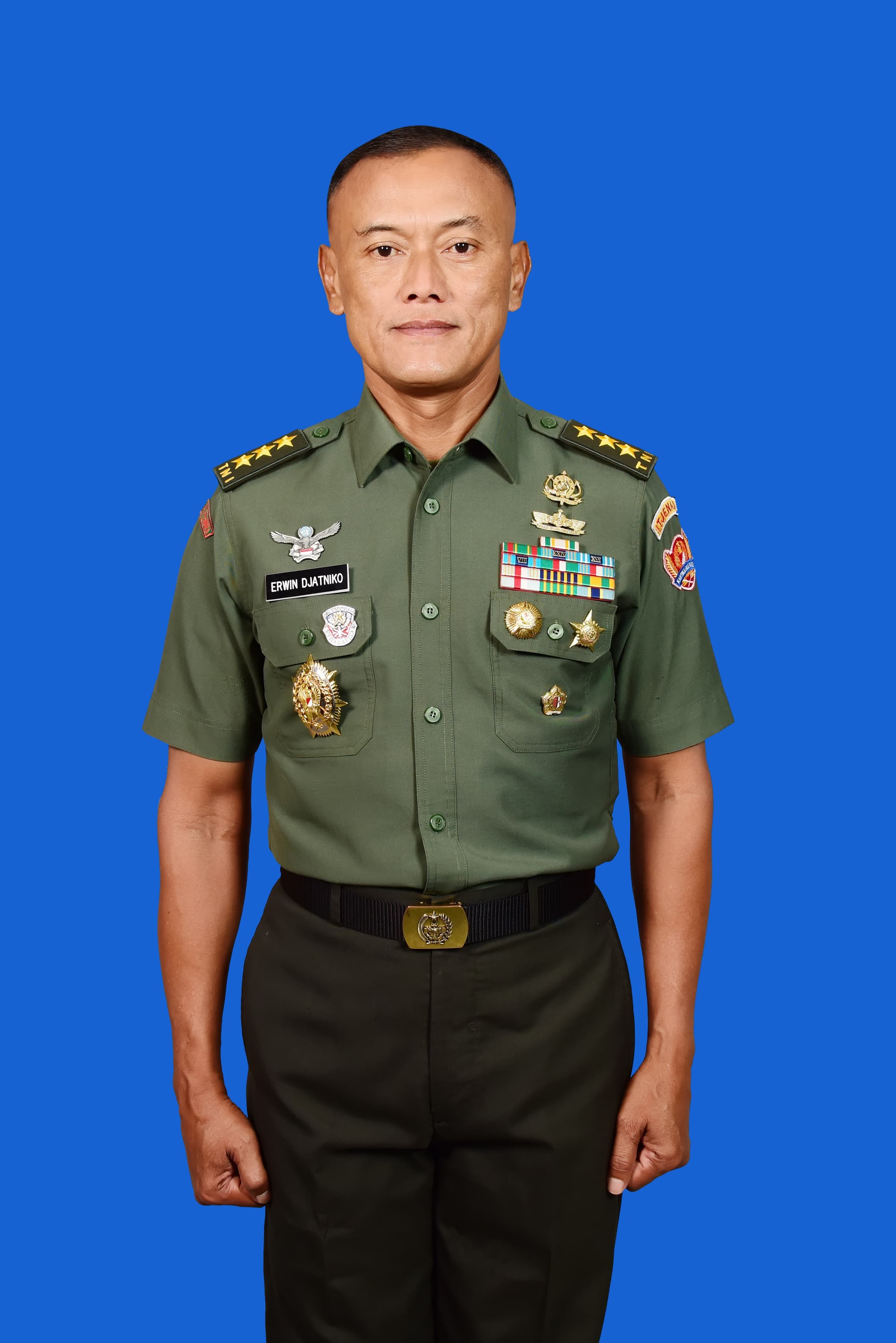 Foto LETJEN TNI ERWIN DJATNIKO, S.SOS